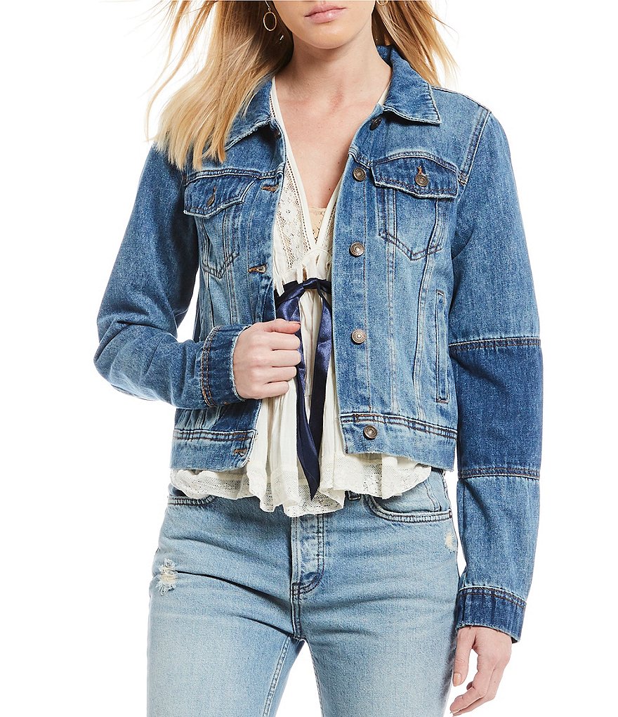 Free People Rumors Denim Jacket