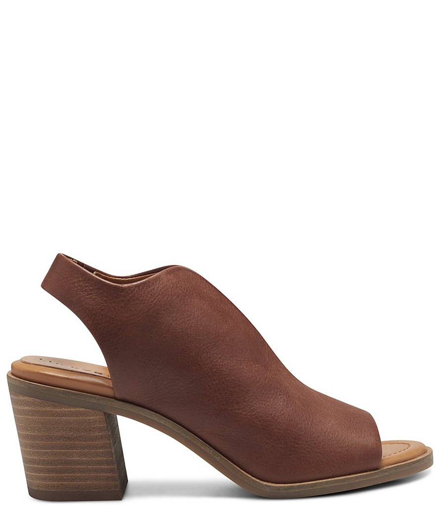 Lucky Brand Rhazy Leather Slingback Shooties