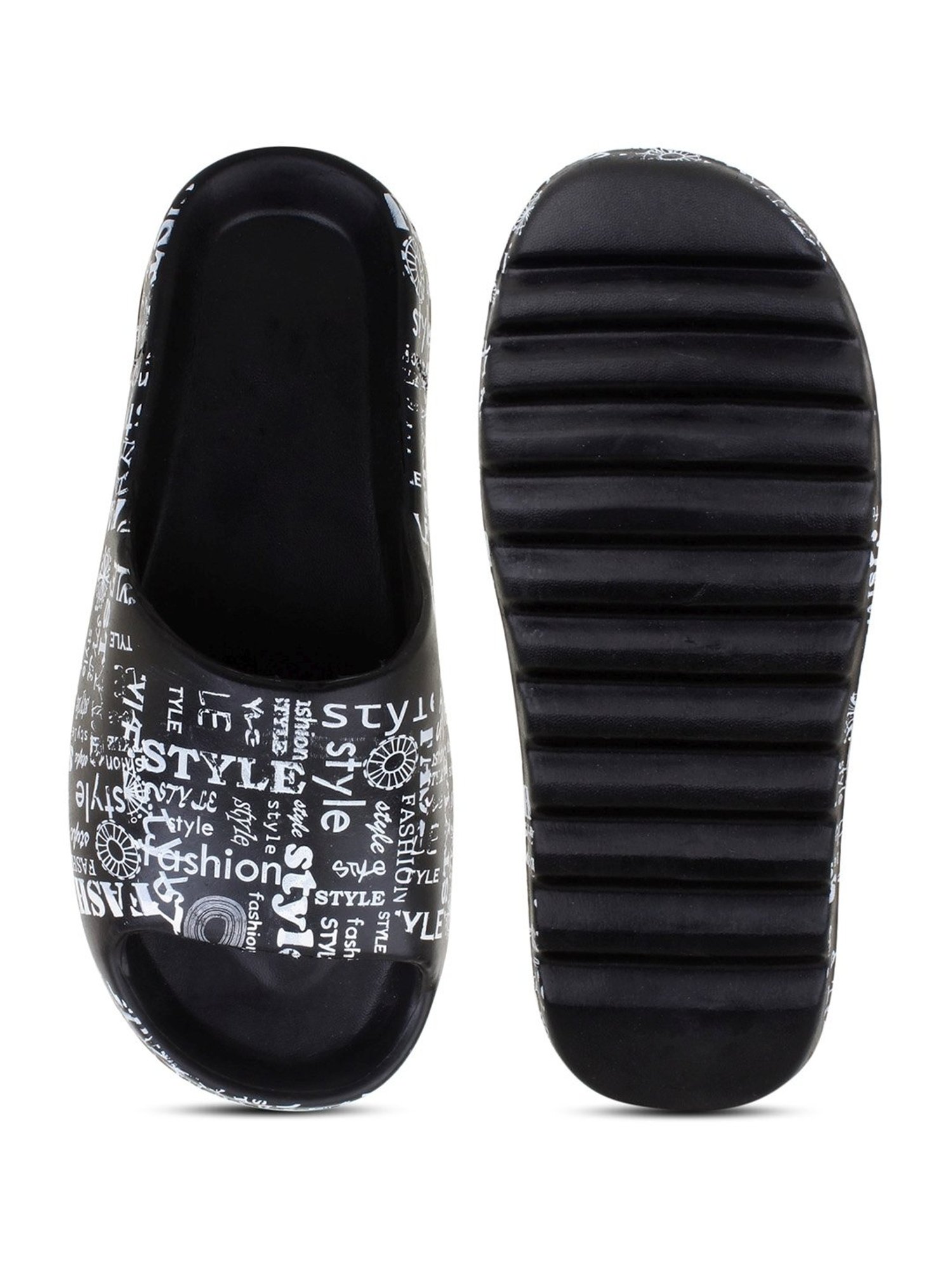 Pampy Angel Men's Black Slides