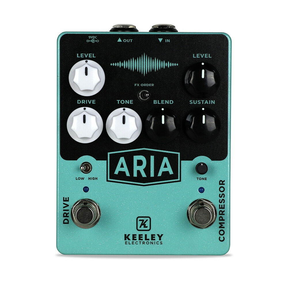 New Keeley Aria Compressor Drive Guitar Effects Pedal
