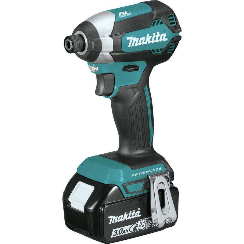 Makita XT284SX1 18V LXT Lithium-Ion Brushless Cordless Impact Driver / Impact Wrench Combo Kit (3 Ah)