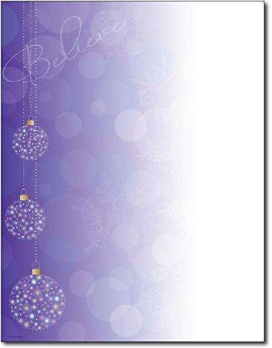 Believe Ornaments Letterhead - 80 Sheets