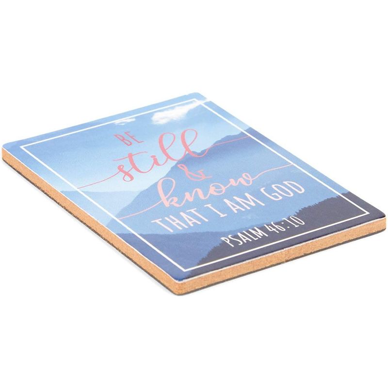 Faithful Finds 12-Pack Inspirational Refrigerator Magnets with Bible Verses, Scripture (3 Sizes)