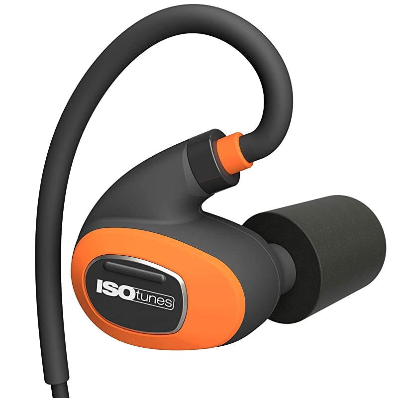 PRO 2.0 Bluetooth Earplug Headphones, 27 dB Noise Reduction Rating, 16+ Hour Battery, IP67 Durability, Noise Cancelling Mic, OSHA Compliant Professional Hearing Protector (Safety Orange)