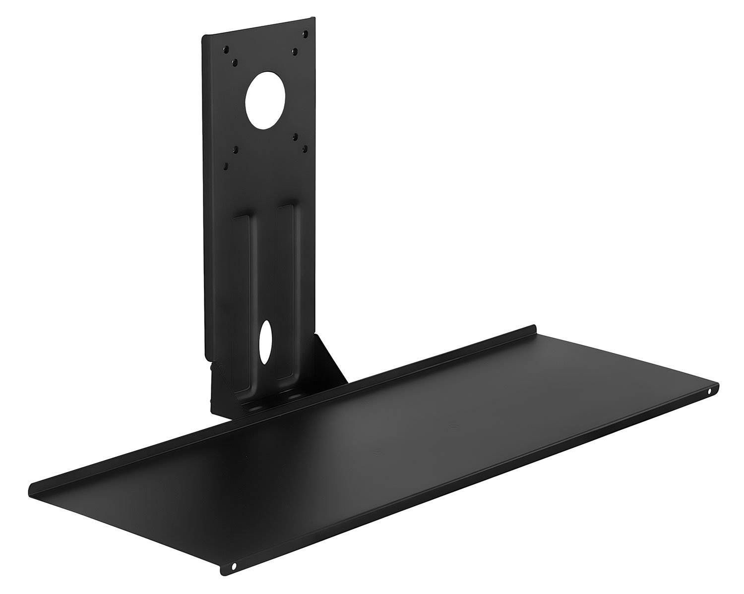 Mount-It! Monitor and Keyboard Wall Mount | Standing Workstation VESA Keyboard Tray Platform | 26 Inch Wide Platform