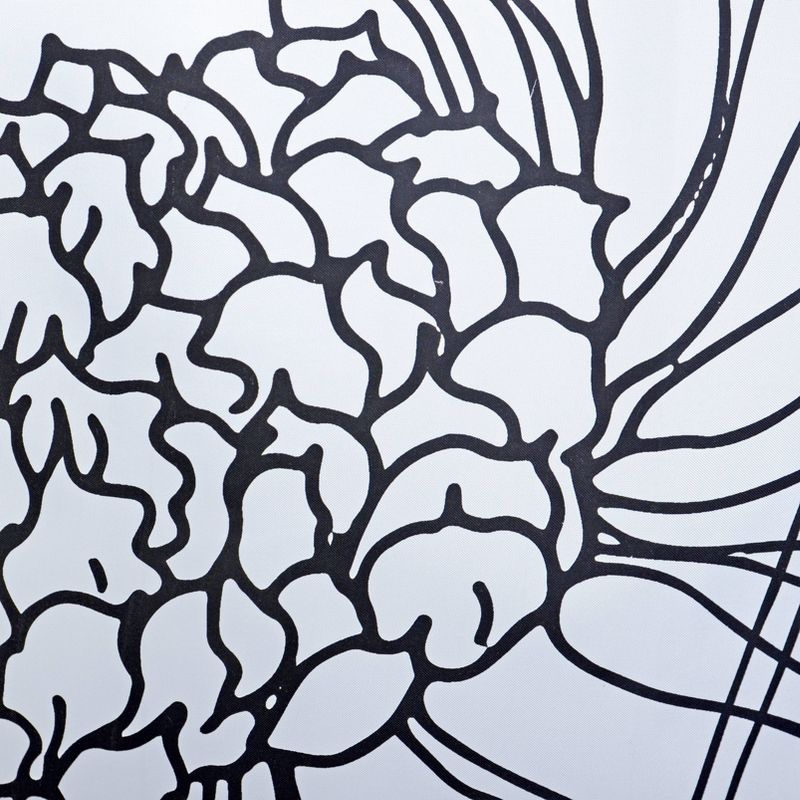 Sketchbook Shower Curtain Black/White - Moda at Home