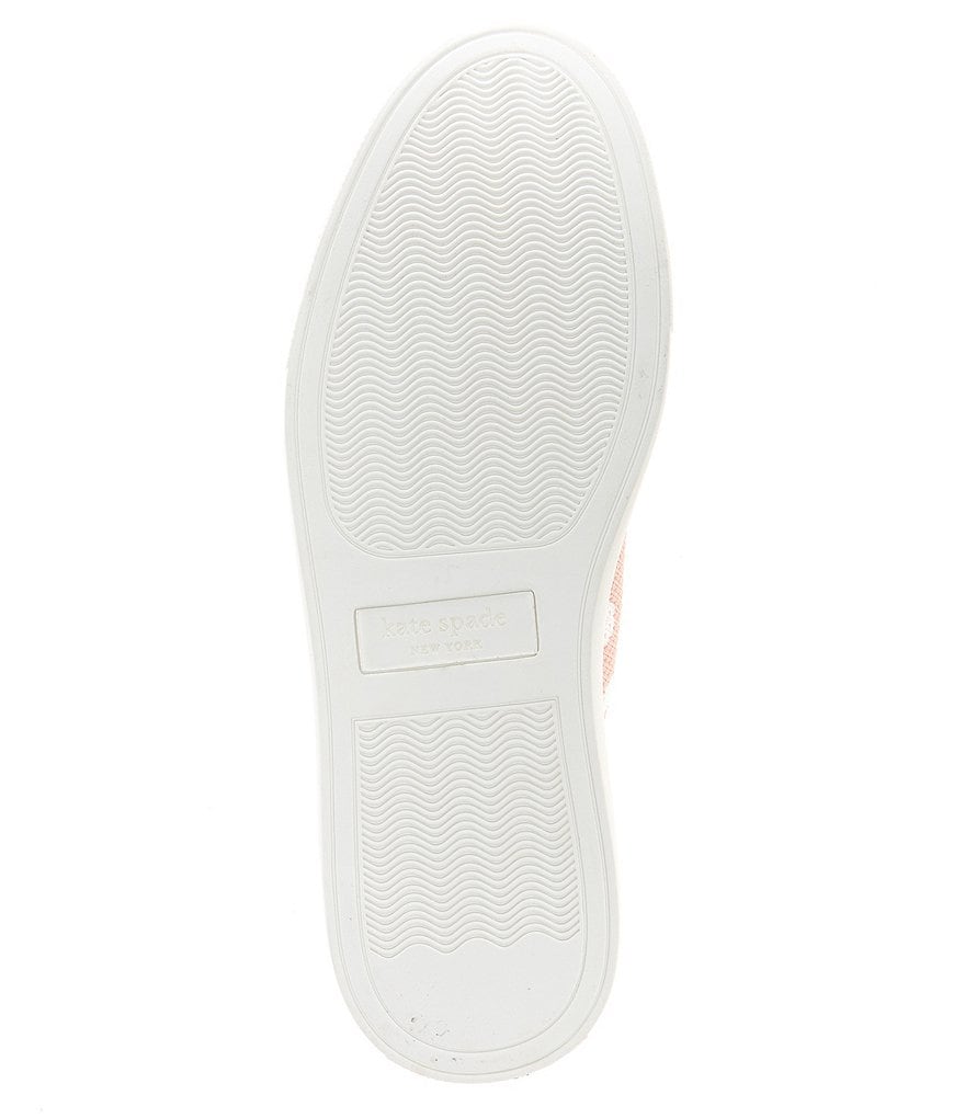 kate spade new york Abbie Dot Knit Lace-Up Sneakers