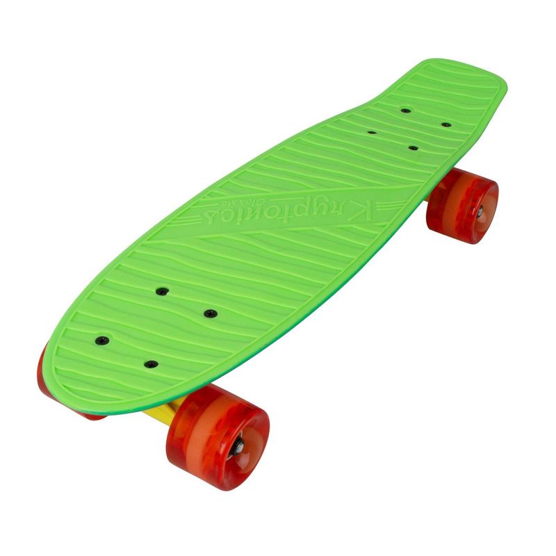 Kryptonics 23" Mini Fat Born Free Cruiser Board - White/Red/Blue