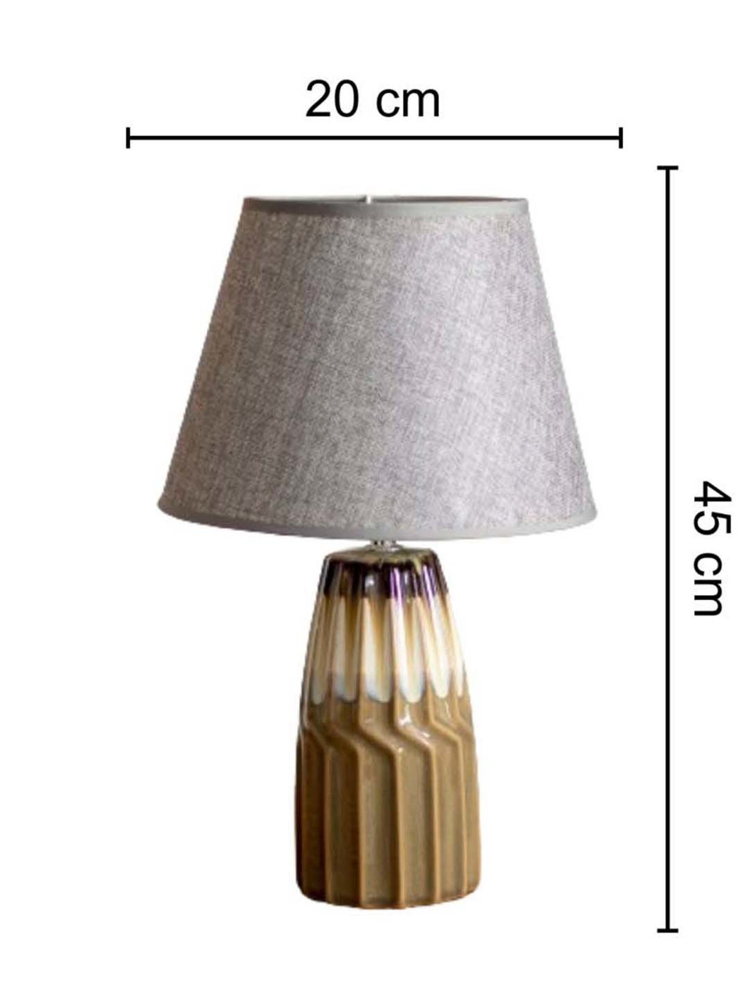 Possini Euro Design Modern Buffet Table Lamp Brushed Steel Tall Gourd White Drum Shade for Dining Room Bedroom Bedside