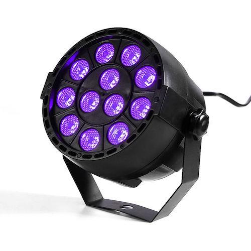 Eliminator Lighting Mini PAR UV LED Black Light Black