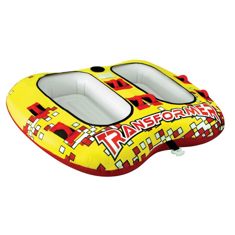 Airhead Transformer 2 Person Double Rider Inflatable Towable Lake Tube | AHTF-2