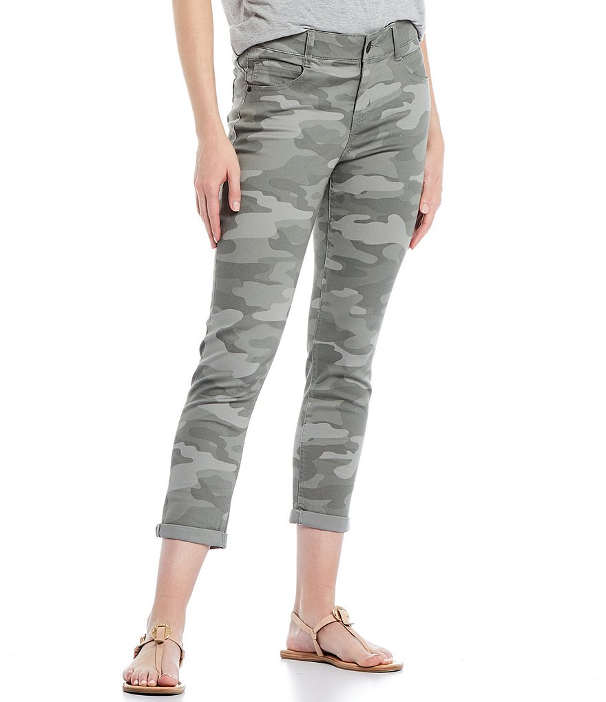 Gibson & Latimer Perfect Fit Crop Skinny Camo Twill Pants