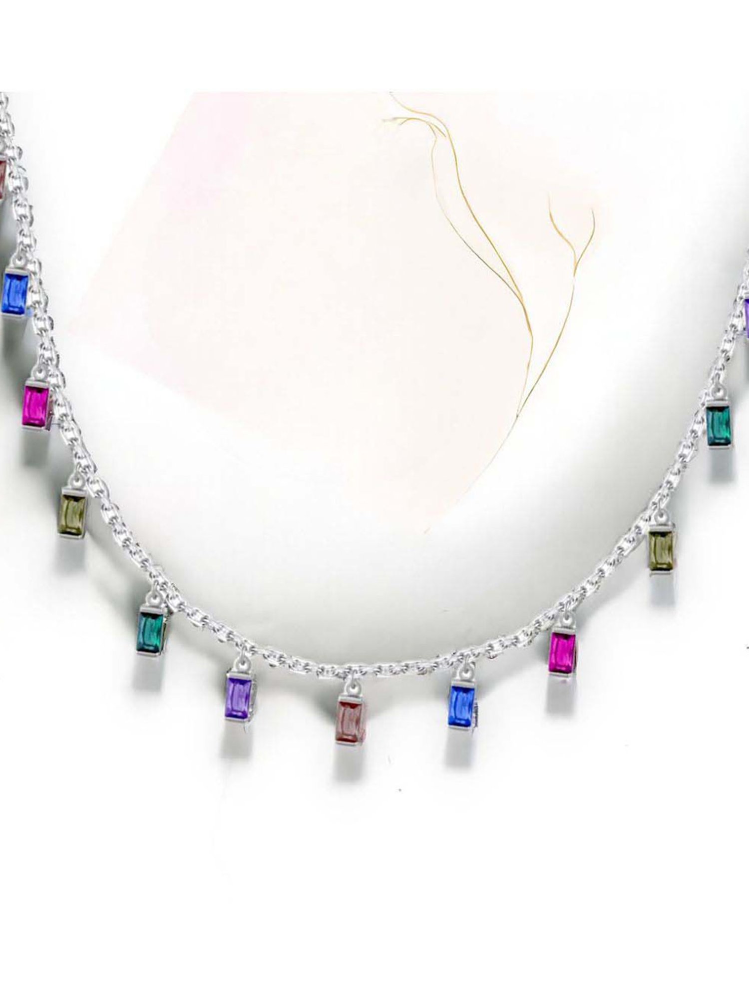 GIVA 92.5 Sterling Silver Double Infinity Love Necklace for Women