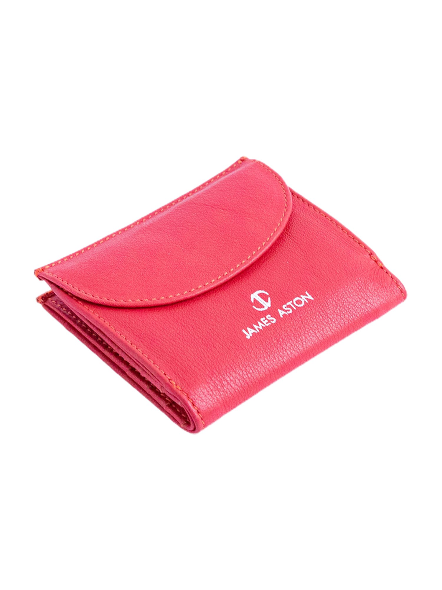 Louis Philippe Brown Casual Leather Money Clip Wallet for Men