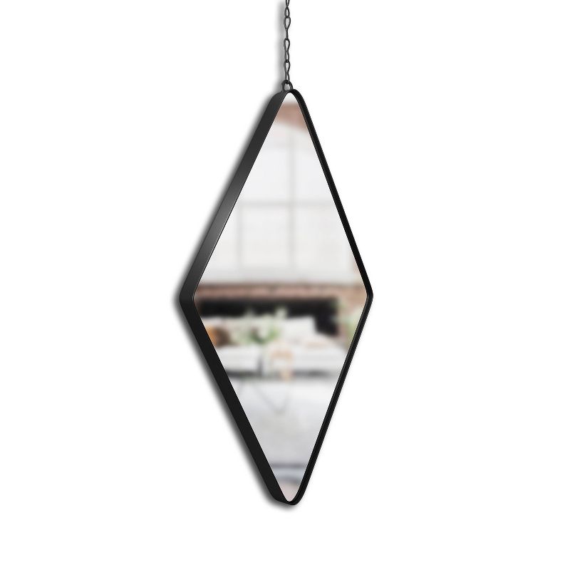 Set of 3 Dima Diamond Wall Mirror Black - Umbra