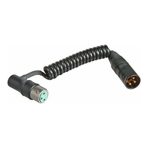 K-Tek K4NK 4in Coiled Microphone Cable Neutrik Male