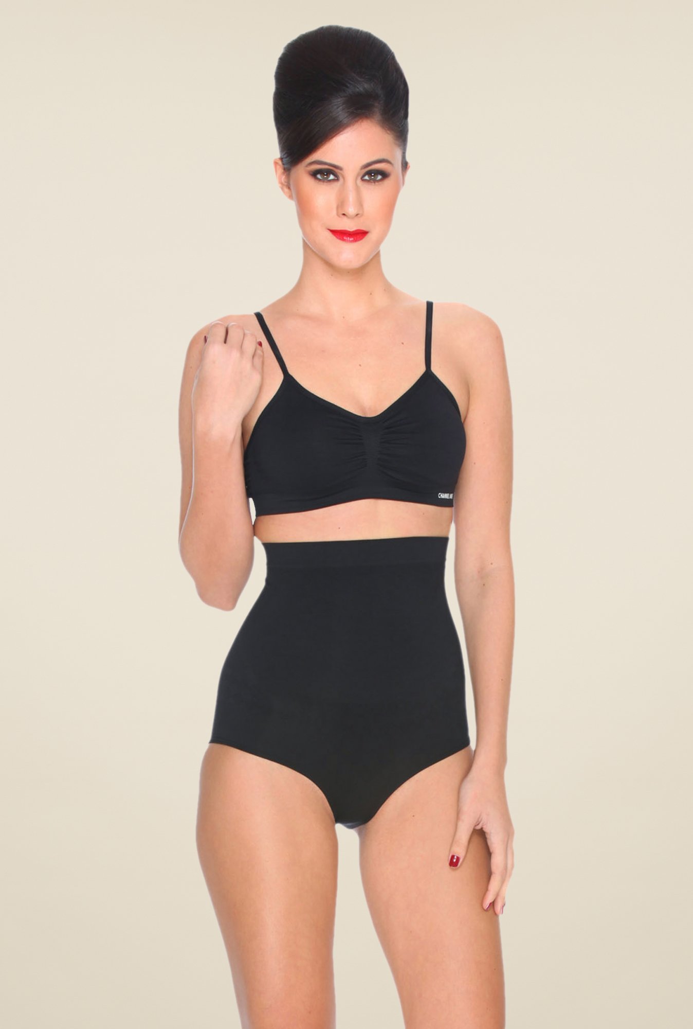 C9 Black Solid Shapewear Bottom