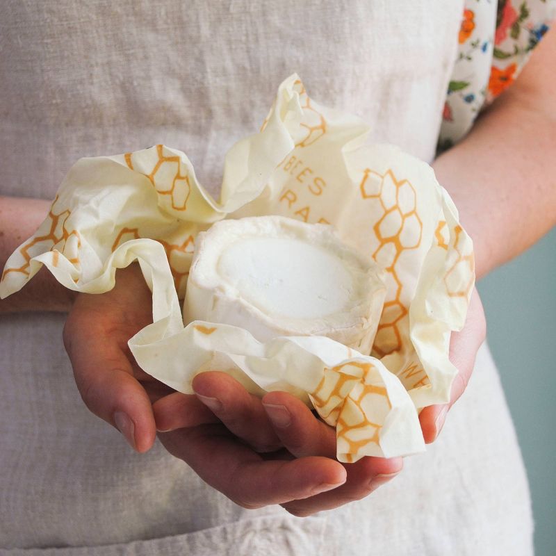Bee's Wrap Medium 3pk Eco Friendly Reusable Food Wraps Sustainable Plastic Free Food Storage