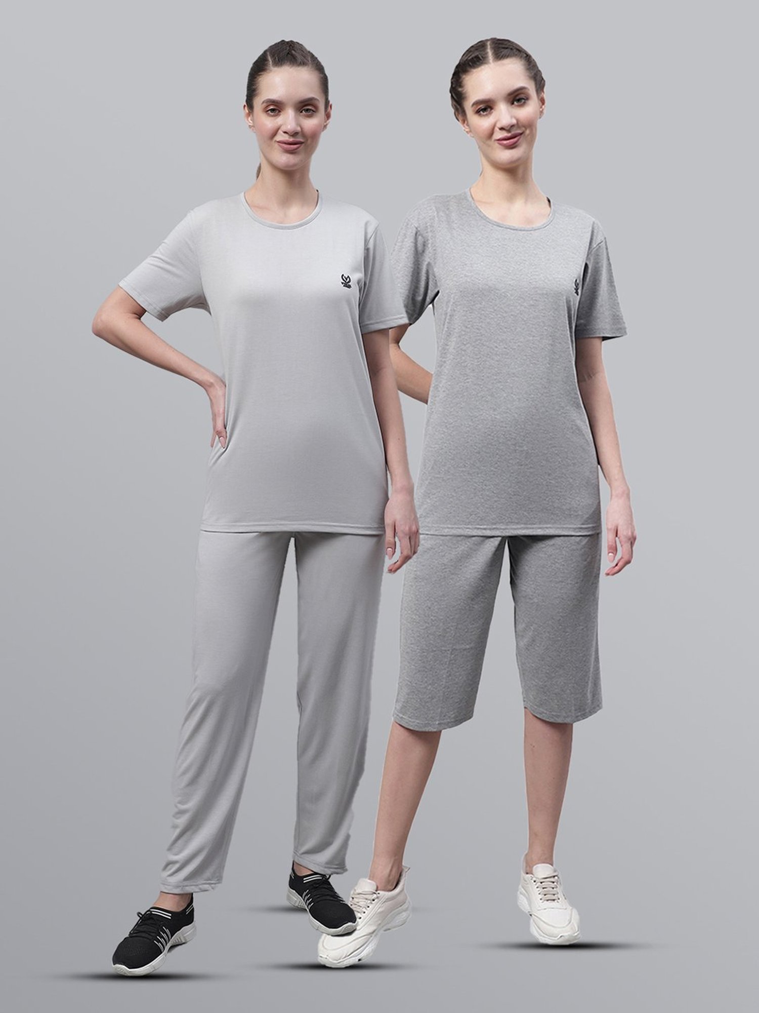 Vimal Jonney Grey Sports Set - Pack of 2