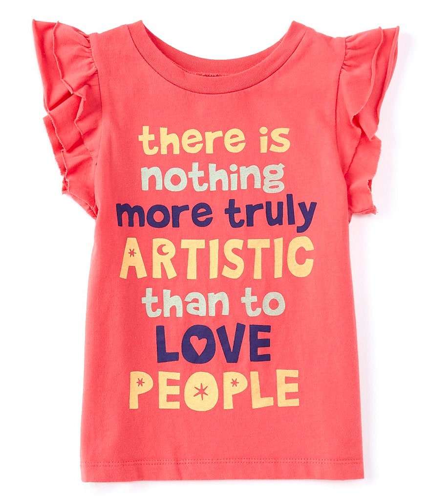 Peek Little/Big Girls 2T-12 Short-Sleeve Van Gogh Artist Tee