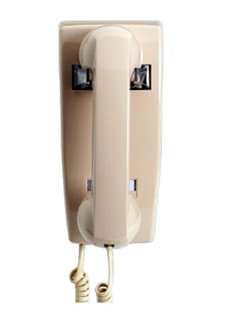 No Dialpad, No Dial Receive-Only Wall-mounted Phone with Ringer - ASH