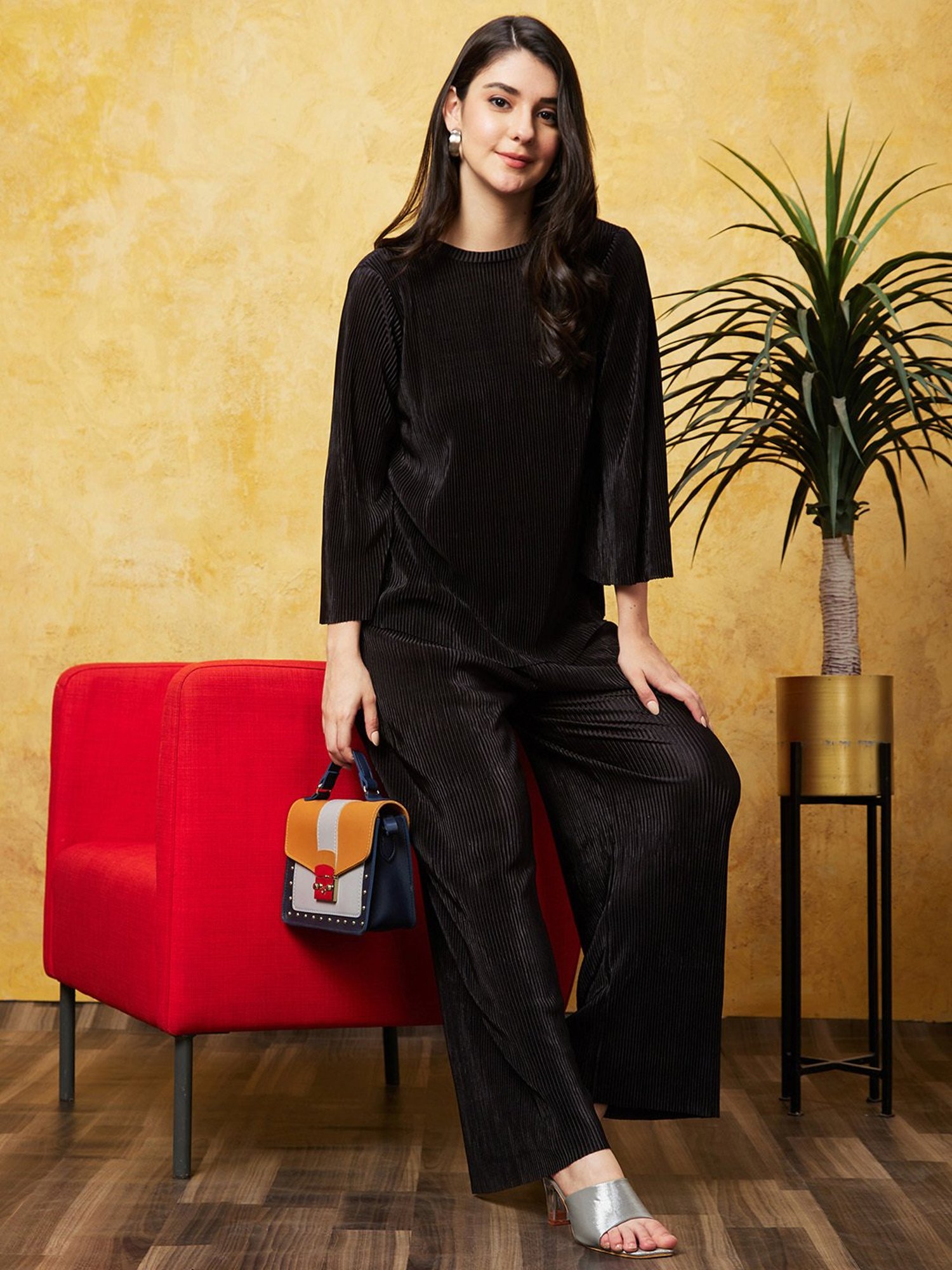 Globus Black Maxi Co-Ord Set