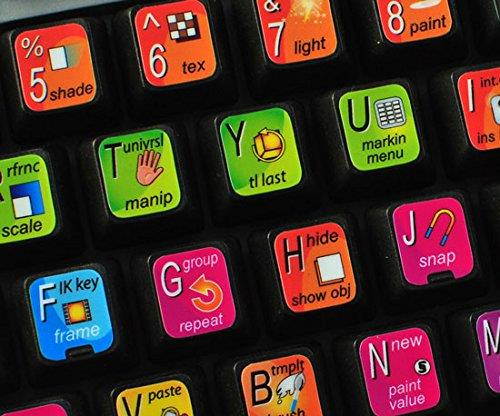 NEW AUTODESK ALIAS MAYA (GRAPHIC DESIGN EDITING) STICKER FOR KEYBOARD