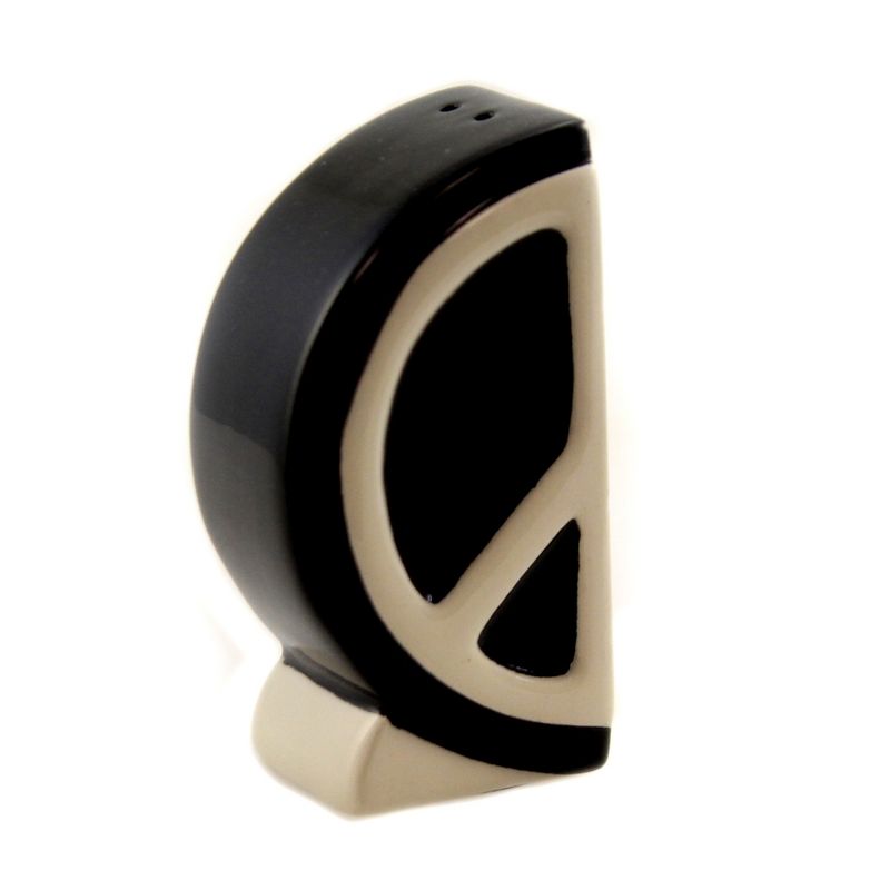 Tabletop 3.0" Peace Sign Salt/Pepper Magnetic Symbol Pacific Trading  -  Salt And Pepper Shaker Sets