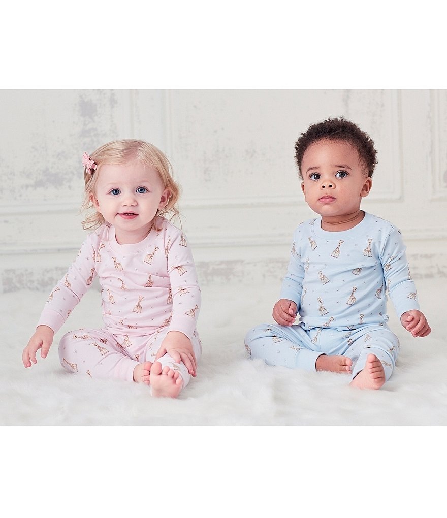 Kissy Kissy Baby Boys 12-24 Months Sophie La Girafe Printed Top & Bottom Pajama Set