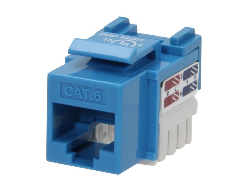 Micro Connectors CAT5 RJ45 Coupler F-F Straight