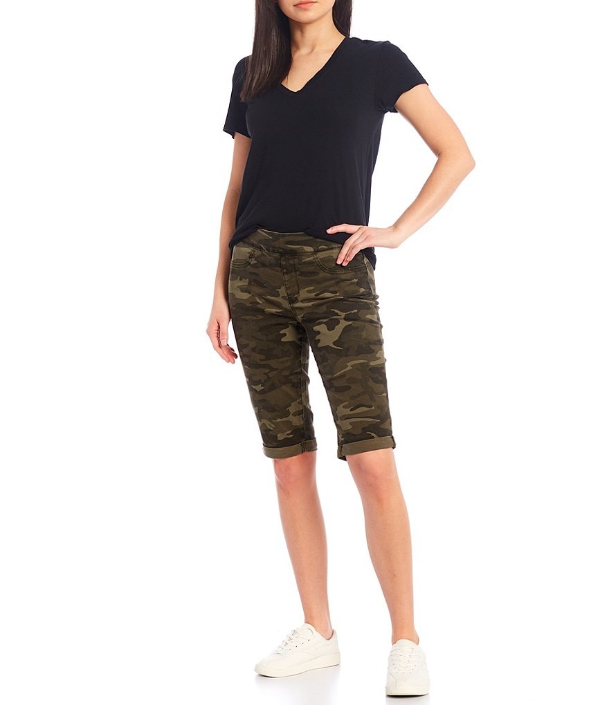 NYDJ Pull-On Camo Shorts