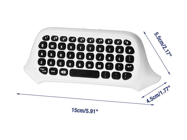 FirstPower Xbox one keyboard, megadream mini wireless game  keyboard with 3.5mm audio / headset jack and mouse function, keypad game handle for Microsoft Xbox one, Xbox one s controller and PC- 2.4