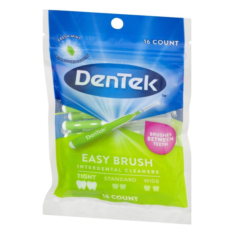DenTek Easy Brush Interdental Cleaners for Tight Teeth - 16ct