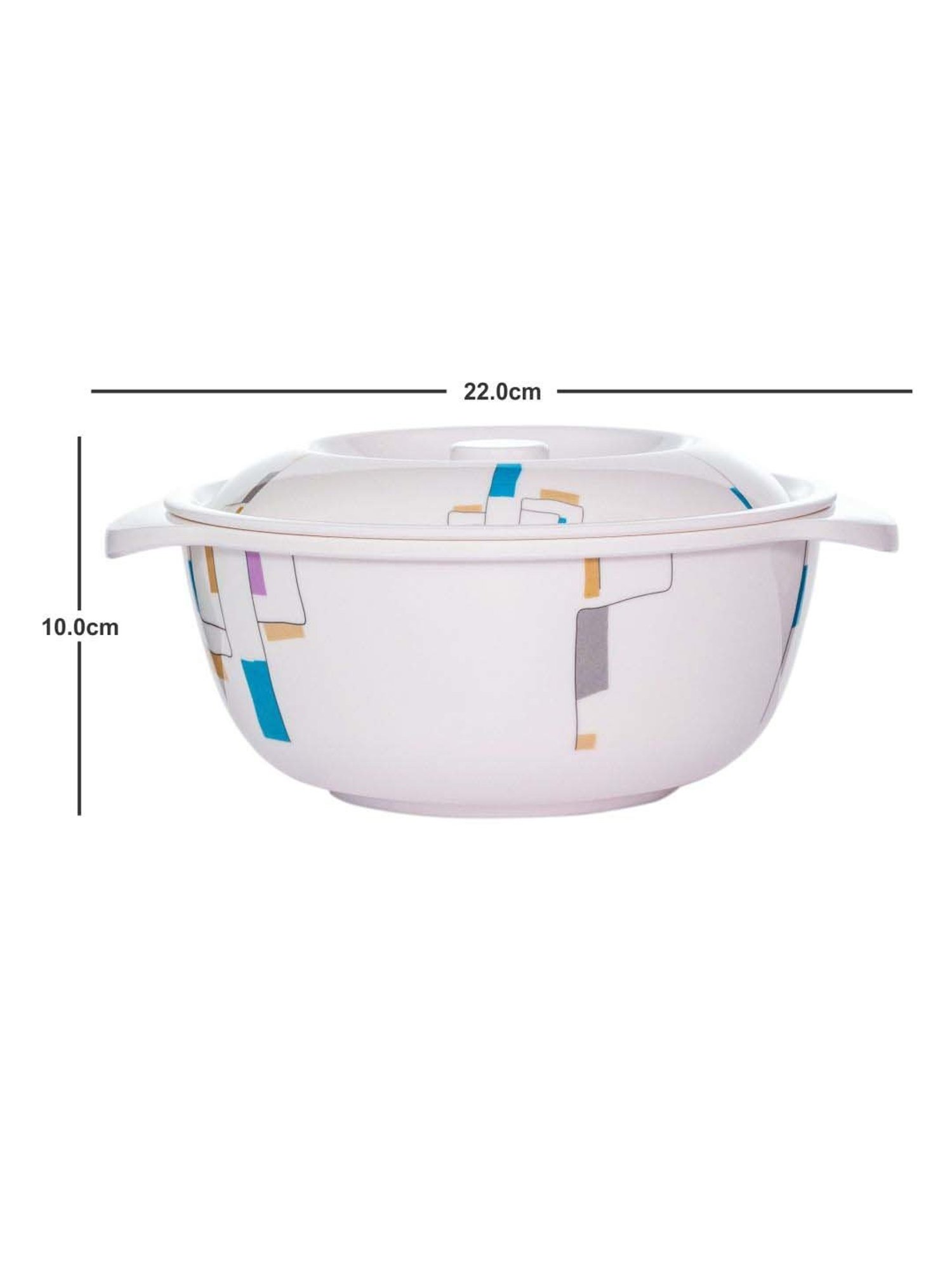 Nirlon Gas Compatible Aluminium Casserole with Bakelite Handle - 2.6 L