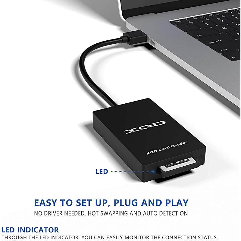 Upgraded Version XQD Card ReaderCompatible with Sony GM Series USB Mark XQD Card Lexar 2933x1400x USB Mark XQD Card Support WindowsMac OS System