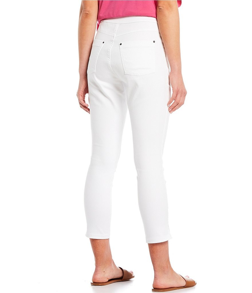 HUE Side Vent Mid Rise Capri Leggings