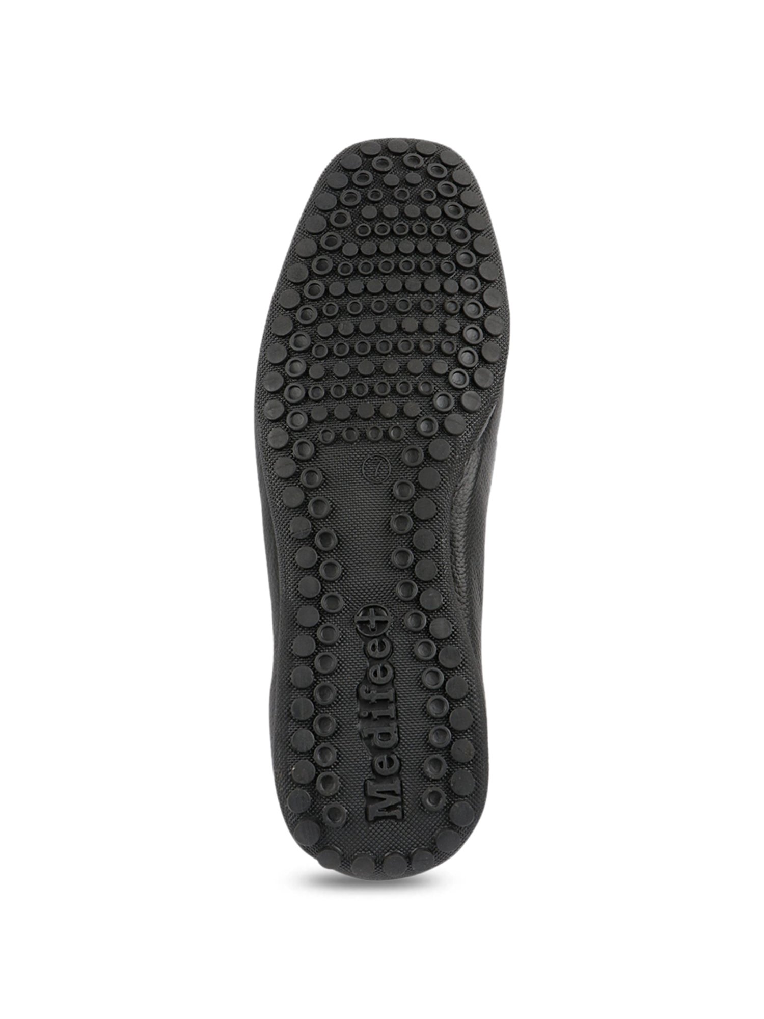 MediFeet Men's Black Casual Loafers