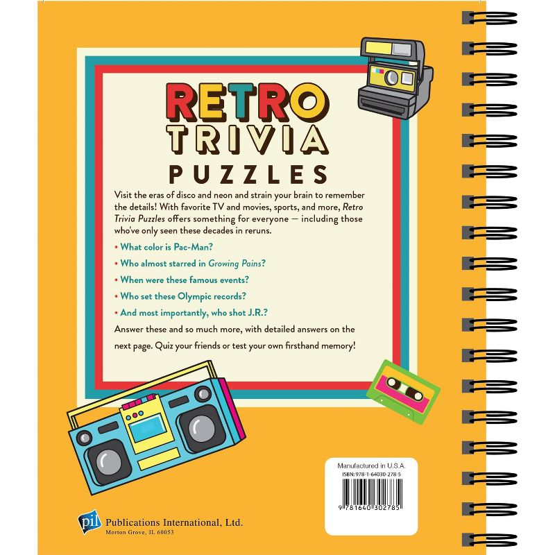 Brain Games Retro Trivia Puzzle (Spiral Bound)