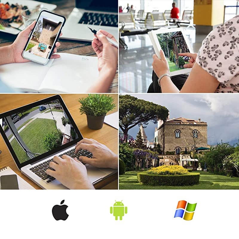 PTZ WiFi Security Camera Outdoor, 20x Zoom Smart Surveillance IP Camera, 1000ft View Distance/SDM Array IR Night Vision/Detection Alarm / 2-Way Audio/SD Card Slot/ONVIF/ IP66 Waterproof