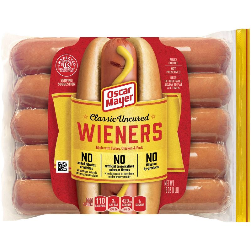 Oscar Mayer Classic Uncured Wieners - 16oz