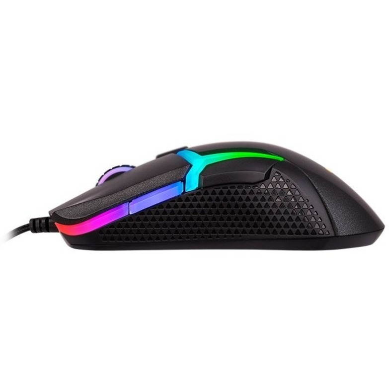 thermaltake level 20 rgb gaming mouse (gmo-lvt-wdoobk-01), black