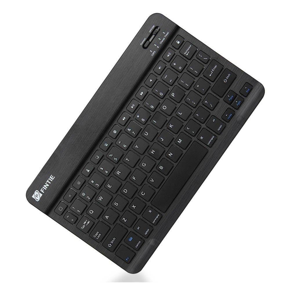 Fintie 10.5-Inch Ultrathin (4mm) Wireless Bluetooth Keyboard for iPad Pro 10.5, iPad Pro 12.9, iPad Pro 9.7, New iPad 9.7 Inch 2017, iPad Air 2, iPad Air, iPad 2 / 3 / 4, iPad First Generation