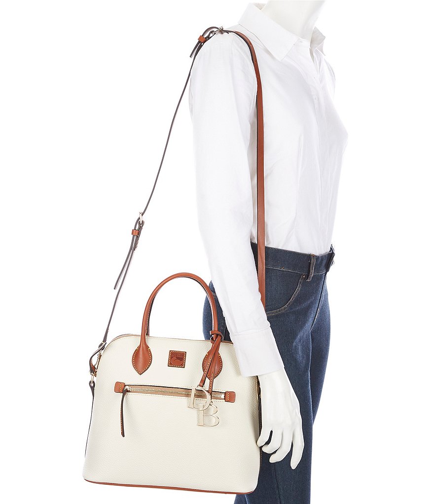 Dooney & Bourke Pebble Collection Large Domed Satchel Bag
