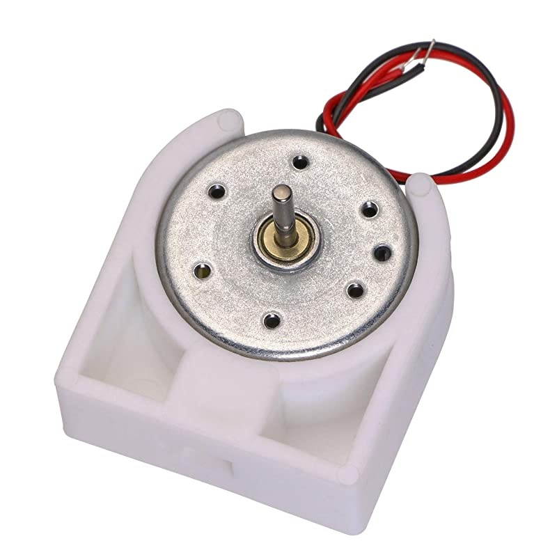 Small Mini 155V DC Motor 300 with Mounting Bracket and 2 Electronic Wire for Scientific Solar Energy Power Supply Electric Toys Model Parts DIY AccessoriesSilver 12PCS