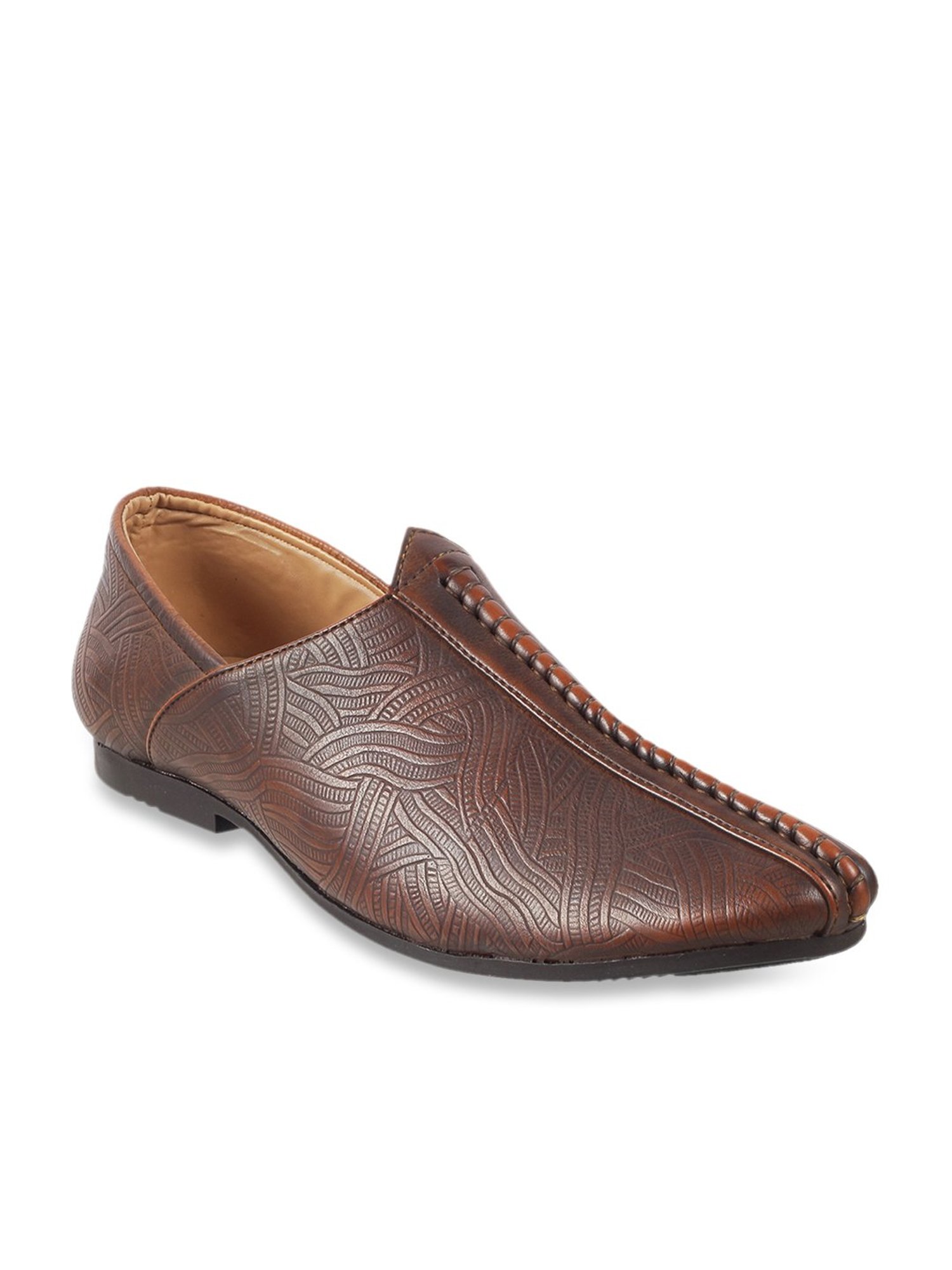 Walkway Men's Brown Ethnic Juttis