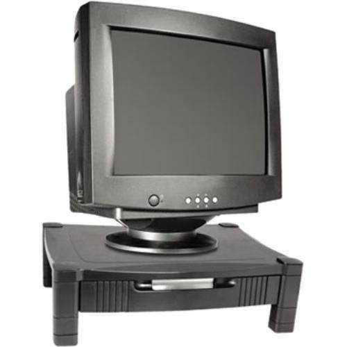 Kantek Adjustable Height Monitor Stand - 60 Lb Monitor - Black (MS420)