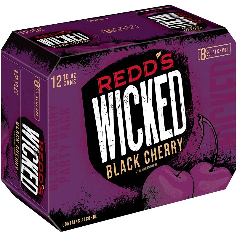 Redd's Wicked Black Cherry Ale - 12pk/10 fl oz Cans