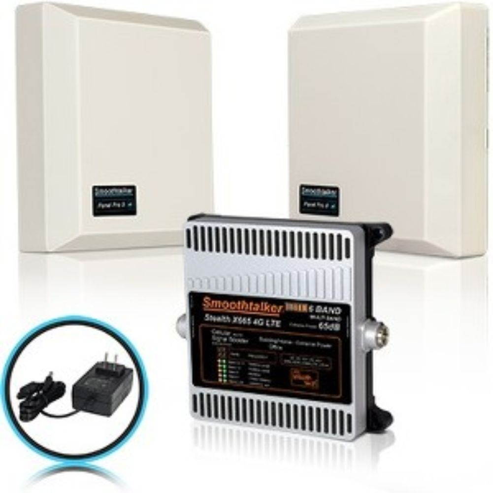 Smoothtalker Stealth X6 65dB 4G LTE Extreme Power 6 Band Cell Signal Booster Kit