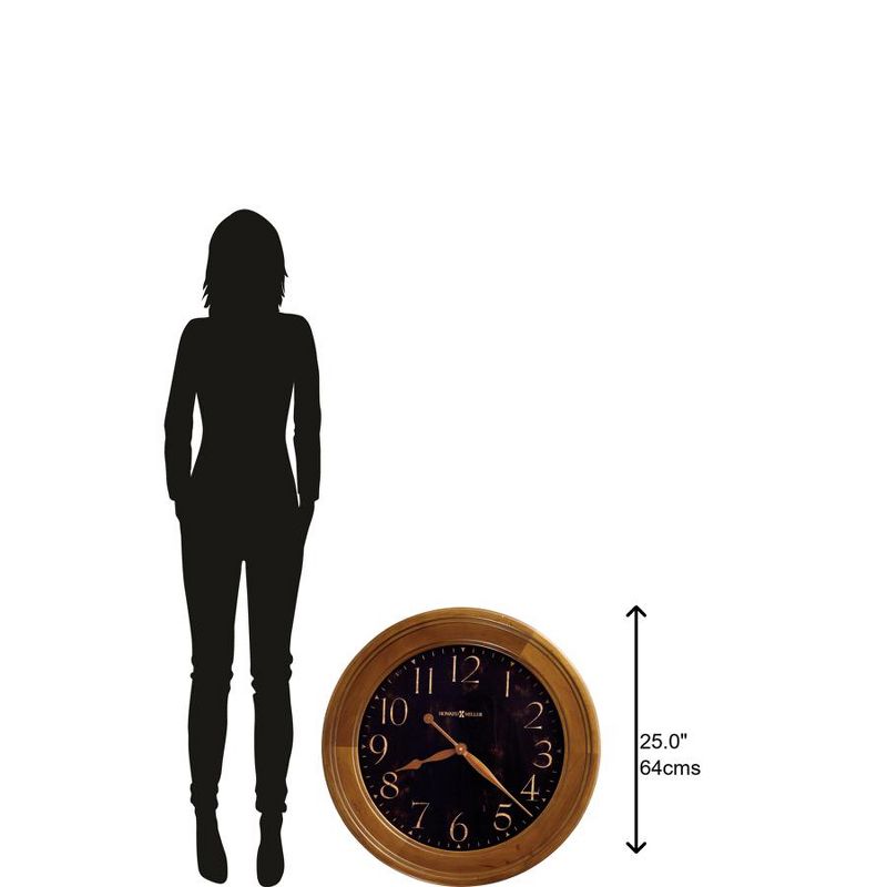 Howard Miller 620482 Howard Miller Brenden Gallery Wall Clock 620-482 Vintage Umber