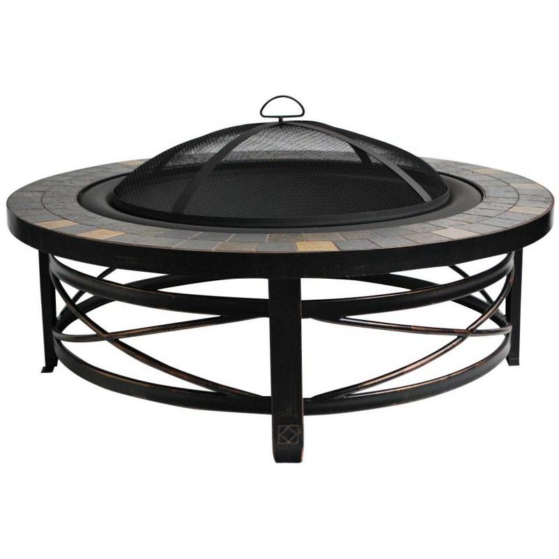 13" Terrazzo Propane Tabletop Fireplace - Beige - Project 62™